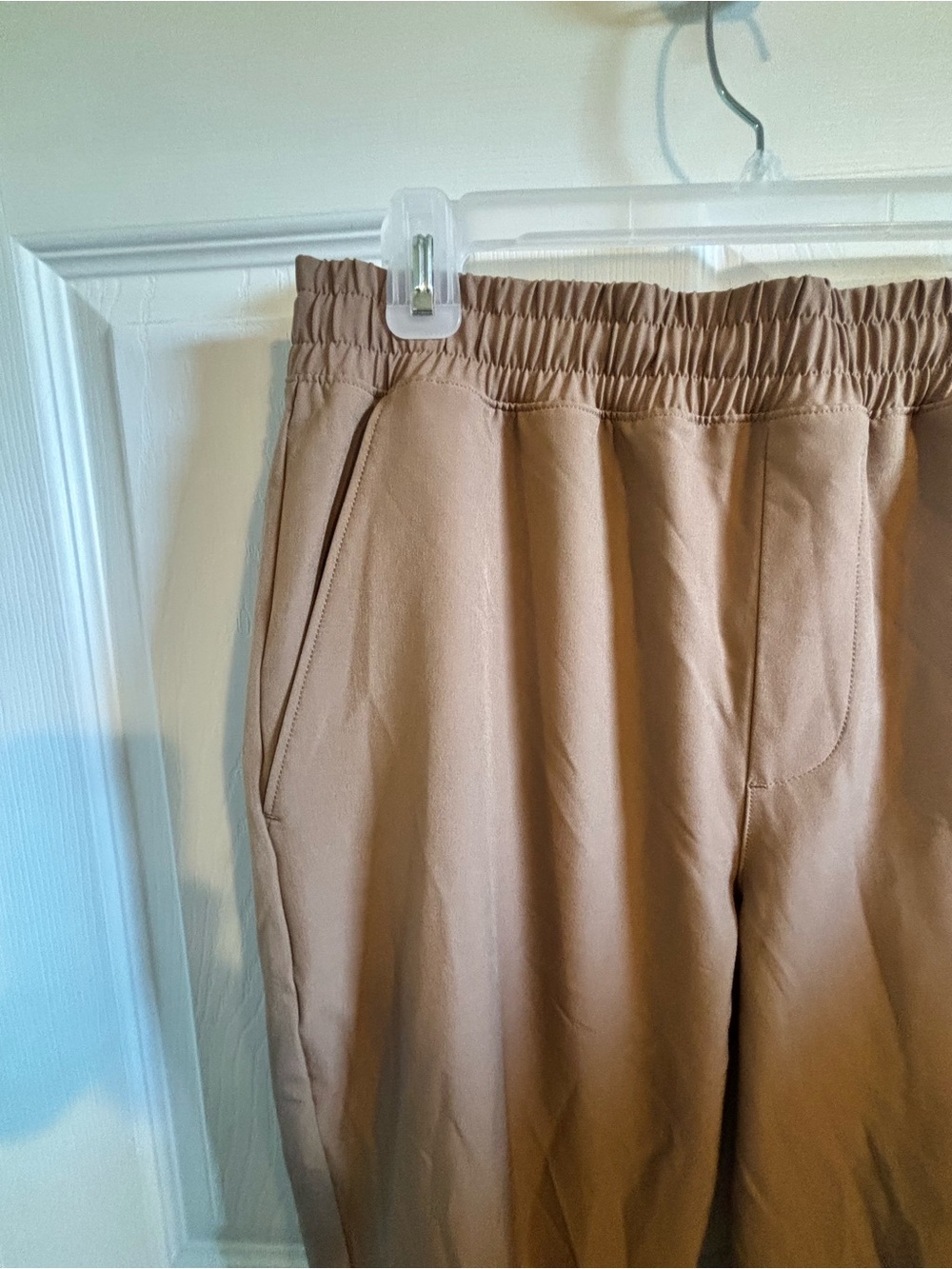 😍FLX Men's Casual Elastic-Waist Jogger Pants - Tan SZ Medium - Picture 2 of 6